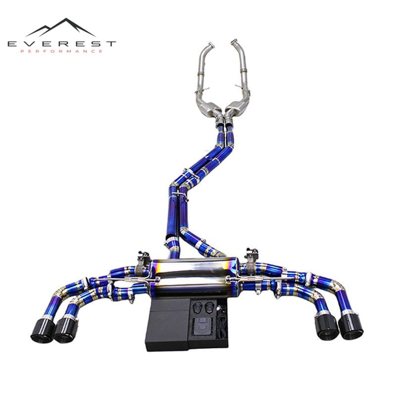 Race Sport Catback for Audi SQ5 8R/FY 3.0T 2016-2024 Valvetronic Muffler Exhaust System Tuning Titanium Active Sound Exhaust
