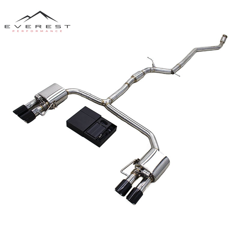 Tuning Exhausted System for AUDI A4/A5 B8 2.0T 2016-2022 Stainless Steel Exhaust Pipe Valved Catback Muffler With Controller
