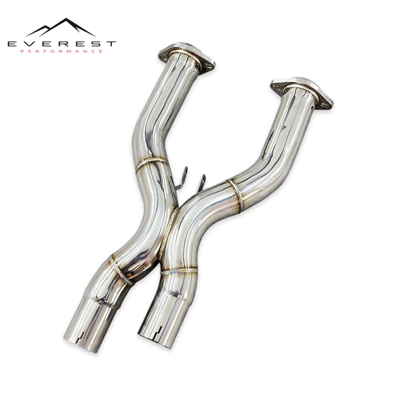 Sports Car Refitting High-performance Exhaust System for Ferrari 599GTB/GTO 304 Stainless Steel Downpipe Suitable