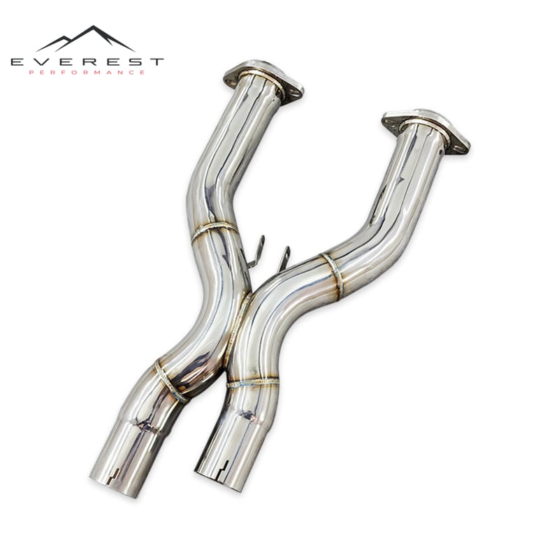 Sports Car Refitting High-performance Exhaust System for Ferrari 599GTB/GTO 304 Stainless Steel Downpipe Suitable