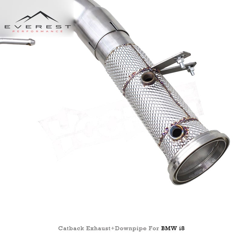 Racing Catback Exhaust Downpipe Systems for BMW I8 1.5T B38 Engine 2014-2019 Turbo Header Heat Shield SS304 Muffler Exhaust Pipe