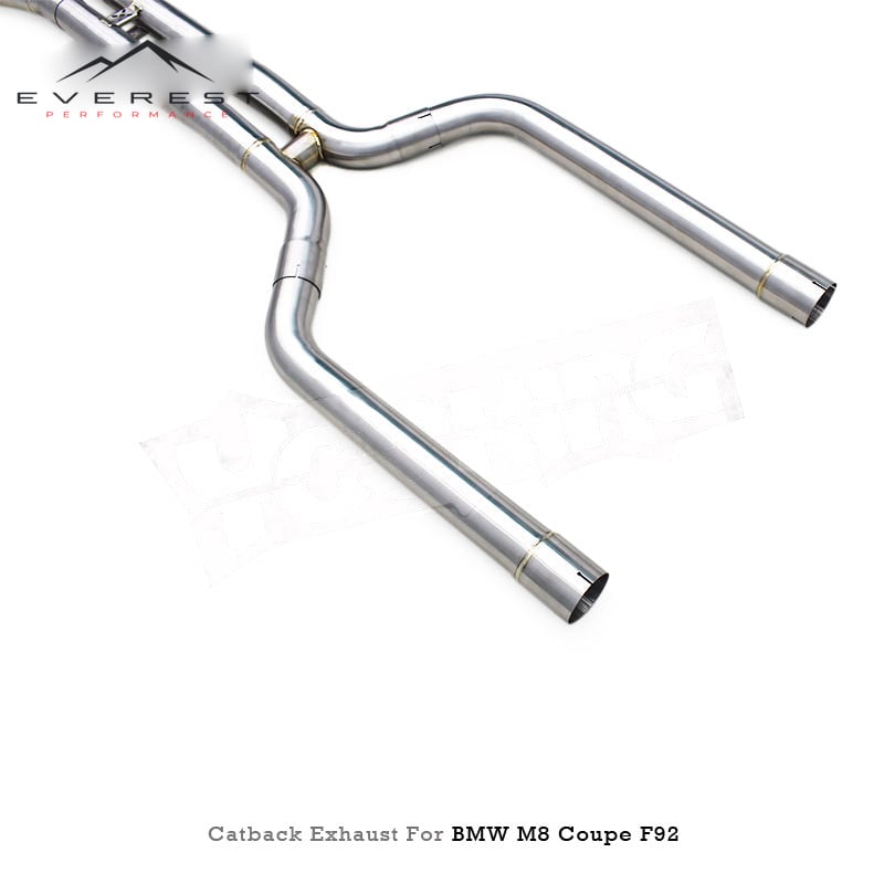 SUS304 Performance Valvetronic Electronic Valved Muffler Catback Exhaust Pipes for BMW M8 F91/F92/F93 4.4TT 2019-2023