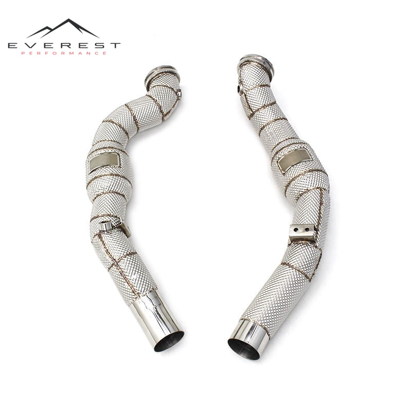 Race Catted Downpipe for Maserati Levante 3.0T 2017-2023 Tuning Sound Exhaust Pipe 100/200/300cell Catalyst Header Down Pipe