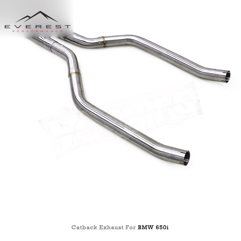 Stainless Steel Performance Catback Vacuum Valve Muffler Exhaust Pipe for BMW 650/650i F06 F12 F13 4.0T 2011-2017
