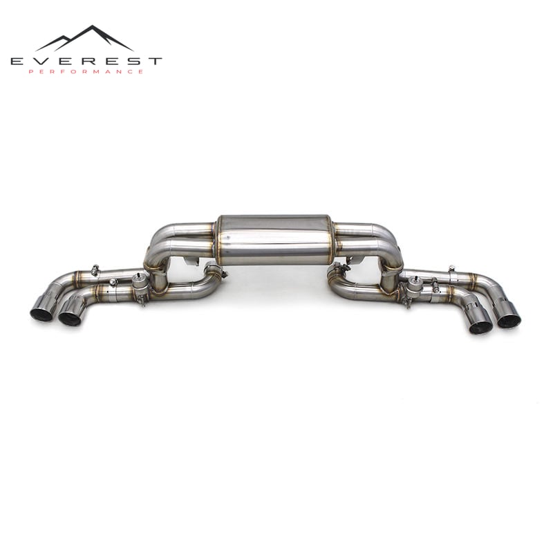 Racing Exhaust Pipe System for Ferrari 360/F360 3.6L Modena/Spider 2003-2005 Stainless Steel 304 Catback Vacuum Valved Muffler