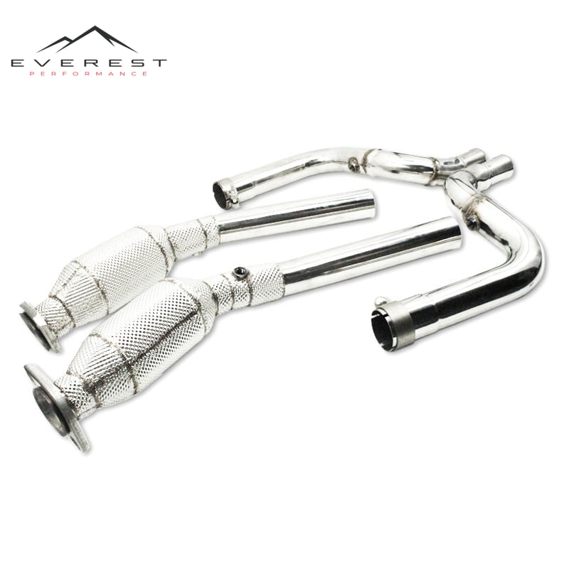 High Flow Catted Downpipe with Catalyst for Jaguar XE 3.0T 2014-2017 Stainless Steel Exhaust Downpipe Car Exhaust