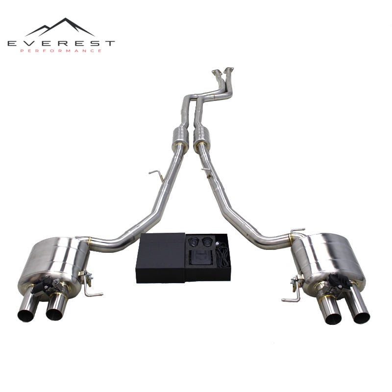 Custom Catback Exhaust for BMW 730/740 F02 3.0T 2009-2015 SUS304 Resonator Midpipe Muffler Valvetronic Exhaust System