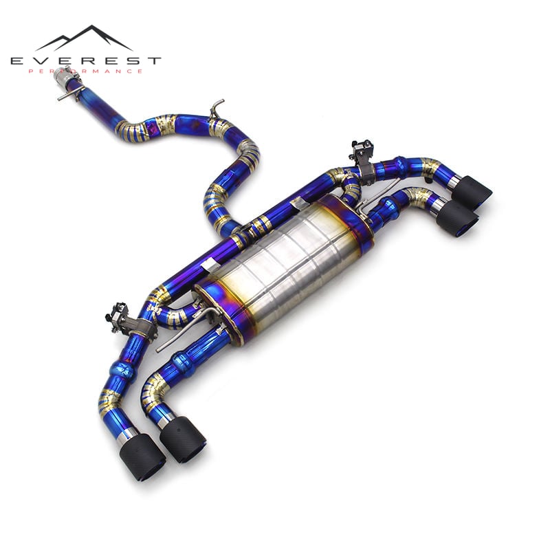 Exhaust Pipe System for Audi TTS 2.0T 2009-2015 Car Escape Titanium Alloy Catback Exhaust Valve Control Pipes Muffler