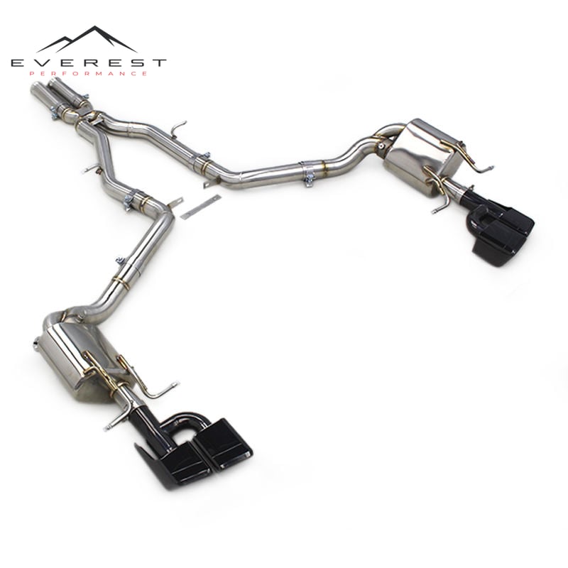Stainless Steel Catback for Mercedes-Benz CLS63 AMG 2007-2017 Valve Muffler Exhaust System With Remote Control System