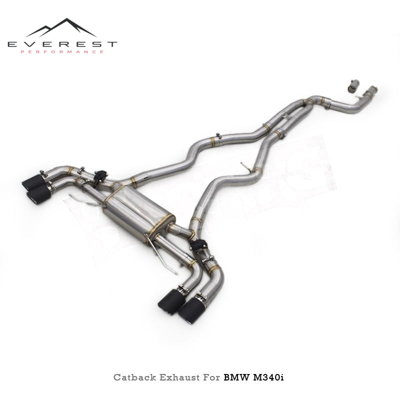 Catback Exhaust Valve Muffler Pipe for BMW M340i G20 M440i G22 B58 3.0T Valvetronic Exhaust System
