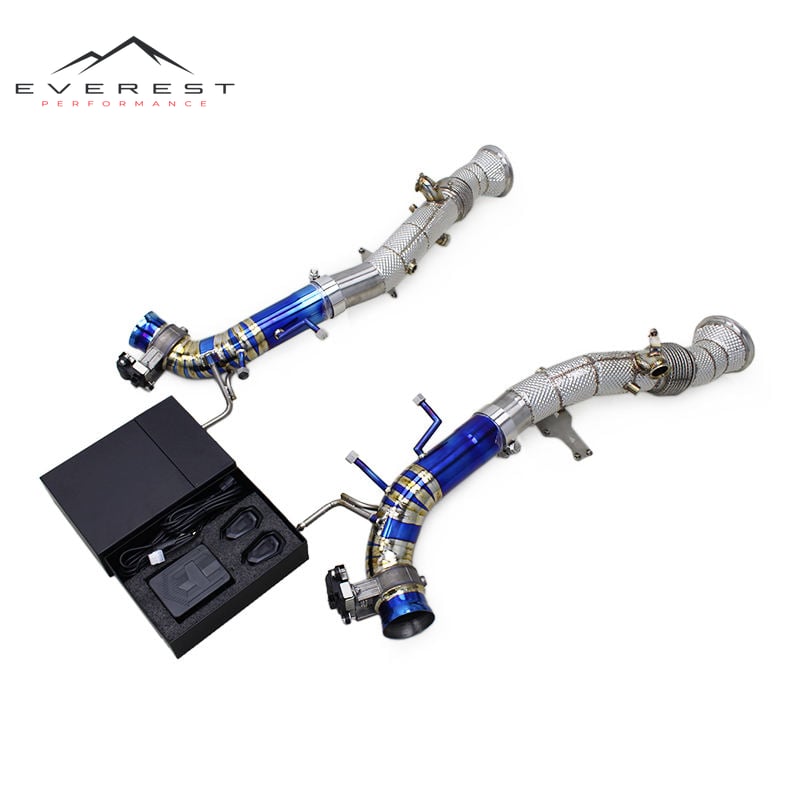 Downpipe Catback for Ferrari 296 GTB V6 3.0T 2021-2024 Fre Flow Downpipe Titanium Lightweight Straight-through Axle Back