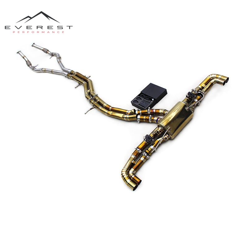 Exhaust Pipe System for Audi RS Q8 RSQ8 Q8 2019-2023 SS304 Downpipes Titanium Electronic Valve Catback System