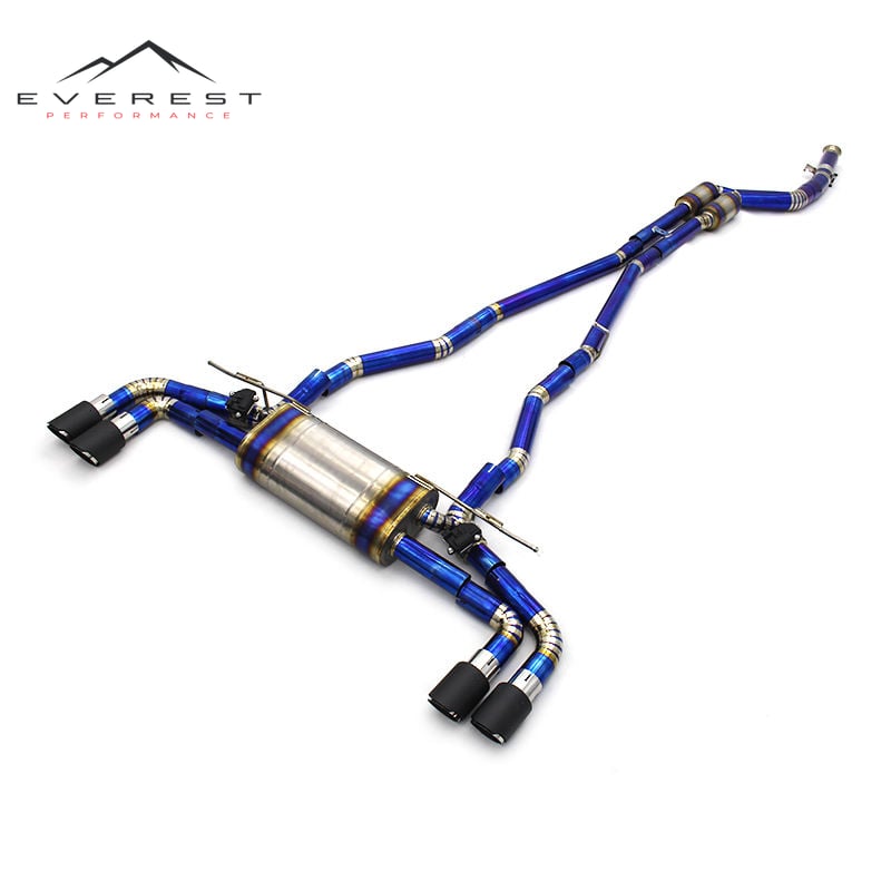 Car Exhaust System for BMW 530/540/540i G30/G38 2.0T/3.0T B48 2017-2023 Titanium Alloy Exhaust Pipe Muffler Catback Exhaust