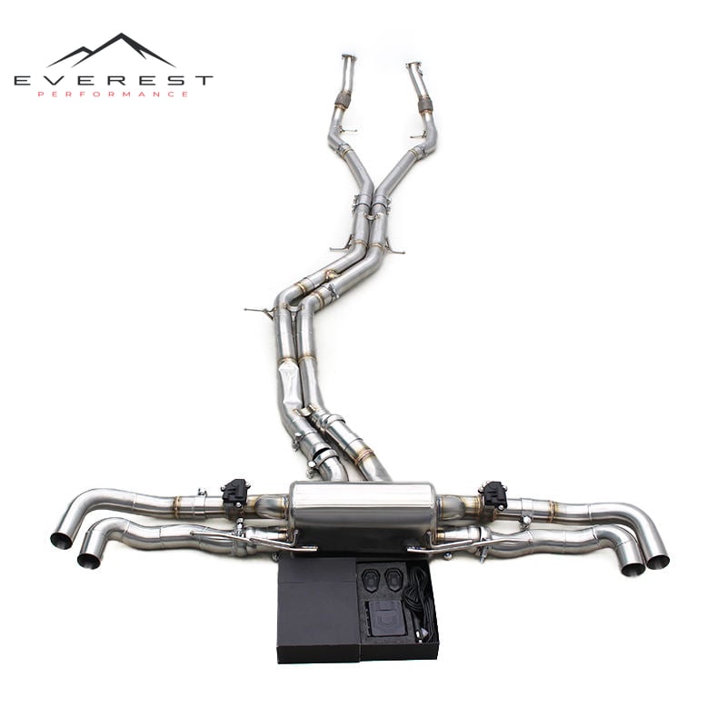 Catback Exhaust for Audi SQ8 4.0T 2018-2024 Stainless Steel Exhaust Pipe Muffler Escape With Remote Control