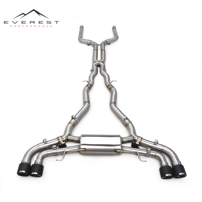 Racing Stainless Steel 1.5MM Valved Exhaust Catback System for BMW M8 COUPE 4.4T 2017-2023 Tuning Valvetronic Exhaust System