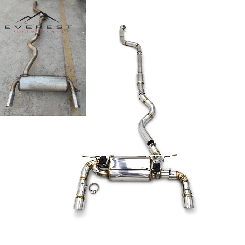 Catback Exhaust System 304 Stainless Steel High Performance for BMW 340i F30 Exhaust Pipes