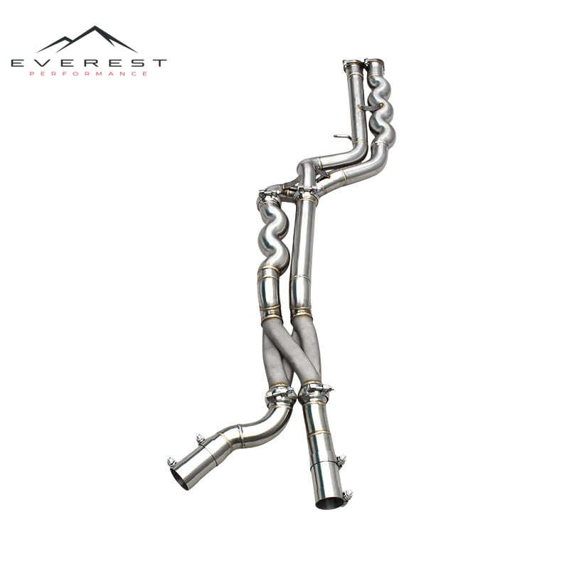 SS304L Exhaust Middle Pipes for BMW M2C/M2 Competition S55 F87 3.0T 2018-2023 with Z Pipe Equal Length Mid-Pipe
