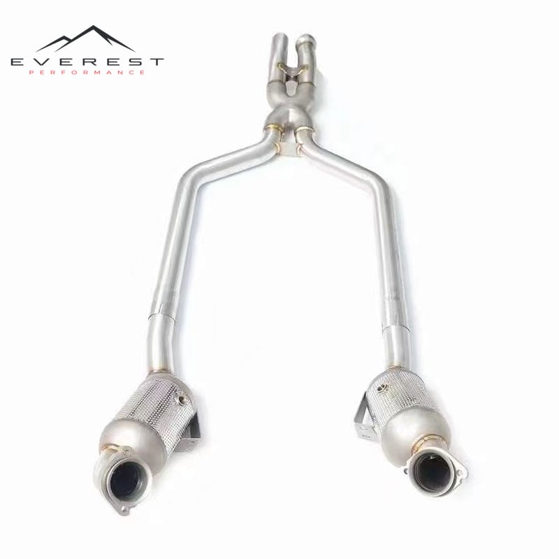 High Performance Exhaust Catalytic Converter 304 Stainless Steel Exhaust Pipes Car Exhaust Downpipe for Mercedes-Benz CLS350