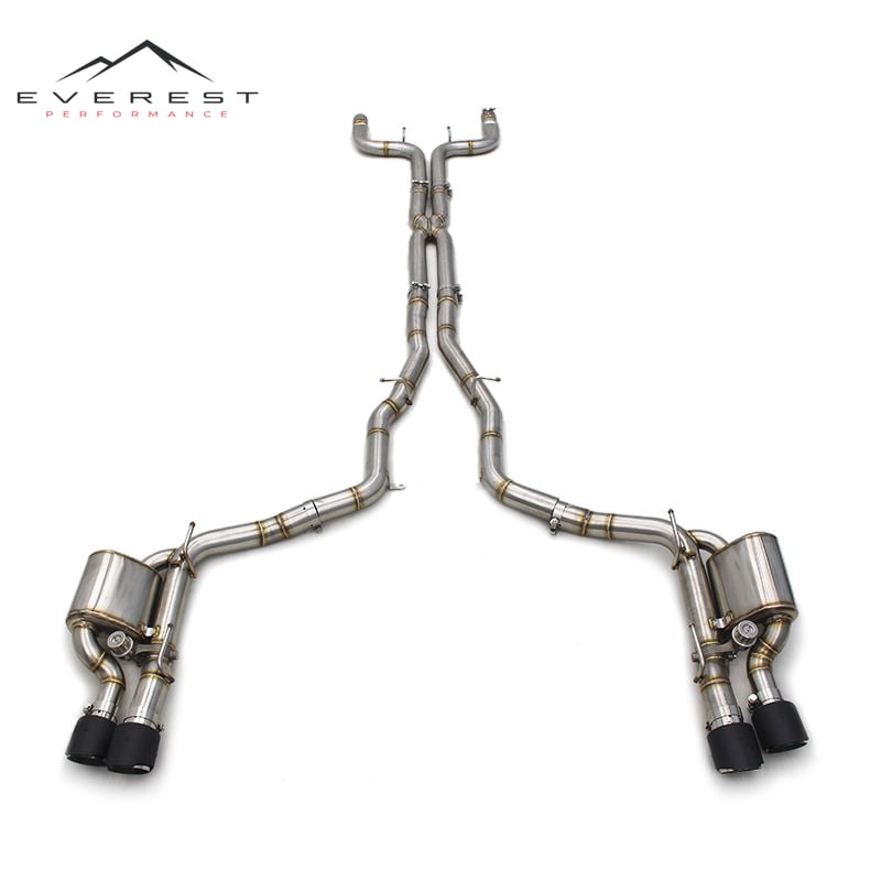Custom Sport Valved Catback Muffler for Maserati Quattroporte 3.0T 2013-2016 Stainless Steel Pipe Exhaust System Active Sound