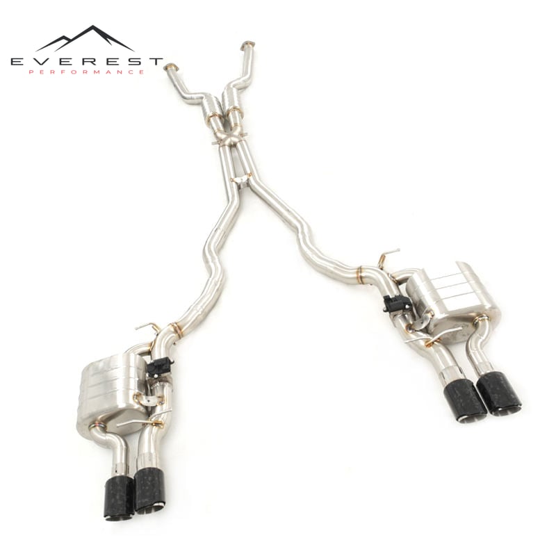 Car Exhaust Catback Muffler for BMW M6 E63/E64 5.0 2006-2010 304 Stainless Steel Exhaust Pipes Exhaust System