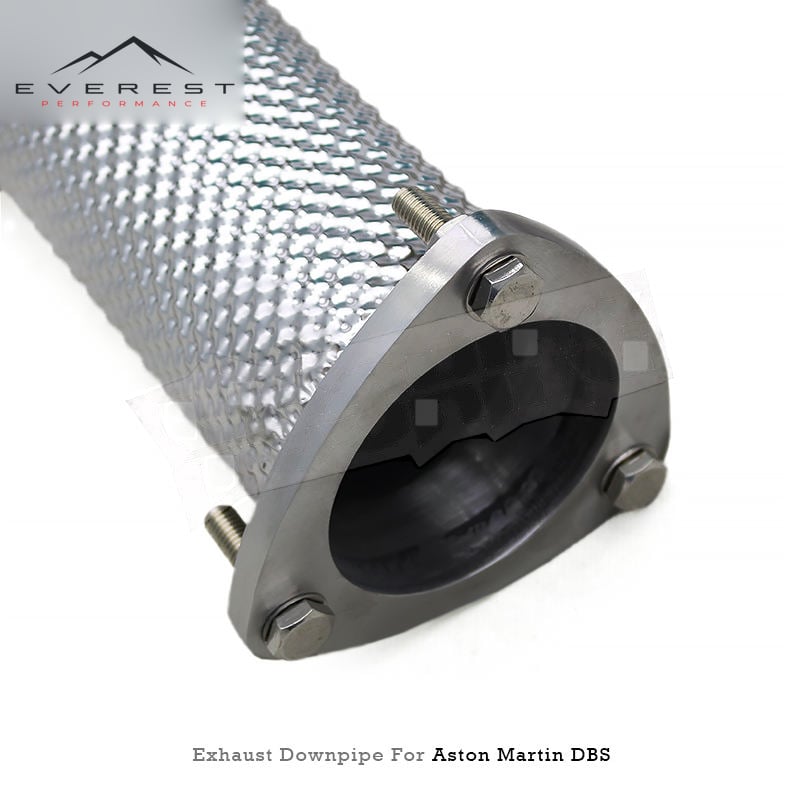 Stainless Steel Front Pipes for Aston Martin DBS V12 6.0L 2007-2013 Insulation Straight Downpipe Exhaust Free Flow Pipe