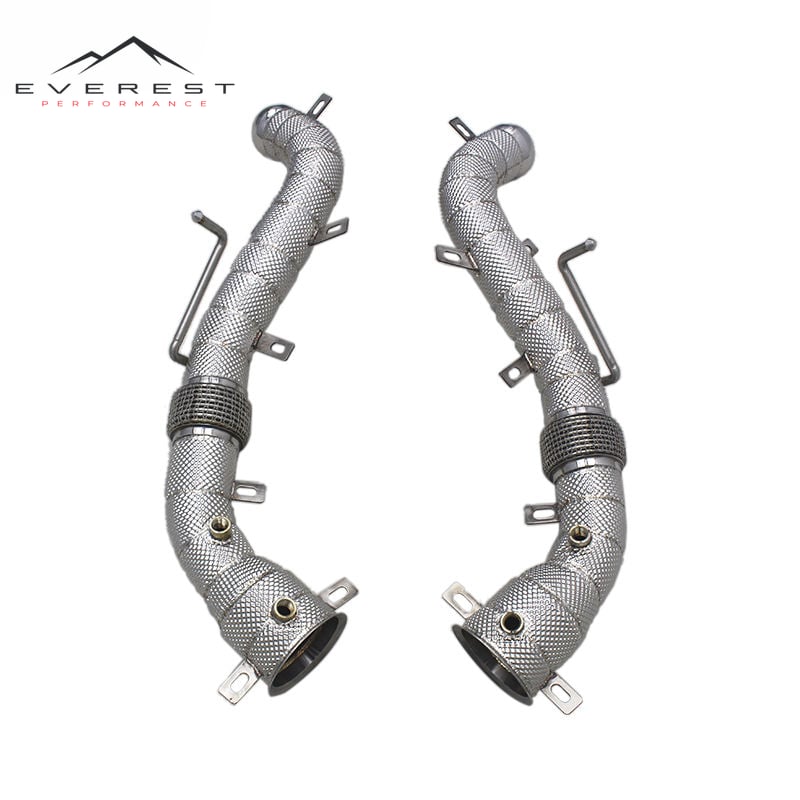 Free Flow Downpipe for Mclaren MP4-12C 2012-2014 Stainless Steel Header Direct Install Exhaust System