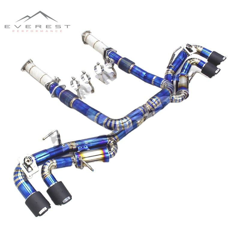 Titanium Full Exhaust System for Chevrolet Corvette Stingray Z51 2019-2025 SS304 Downpipe Valve Catback Exhaust
