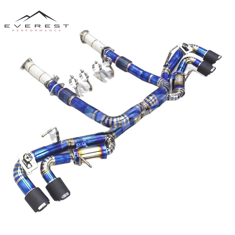 Titanium Full Exhaust System for Chevrolet Corvette Stingray Z51 2019-2025 SS304 Downpipe Valve Catback Exhaust