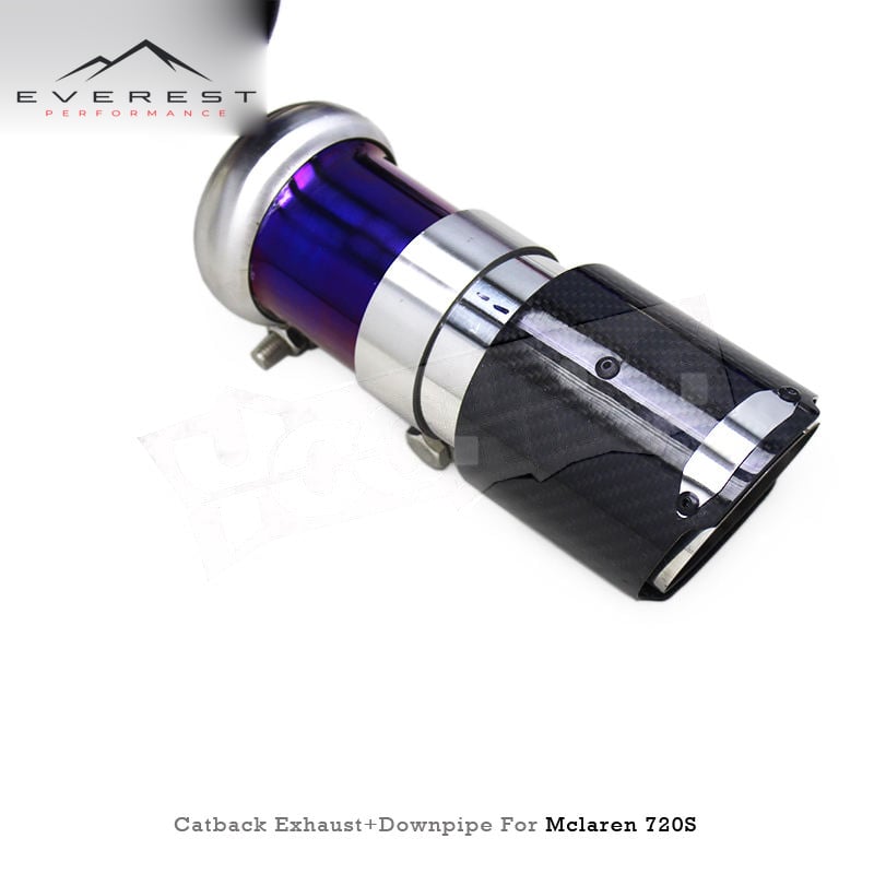 Racing Performance Full Catback Exhaust Pipe for Mclaren 720s 4.0 2017-2019 X Pipe Muffler SS304 Header Downpipe Titanium System