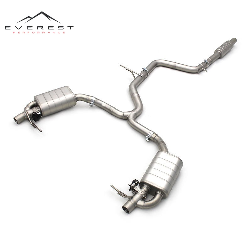 Stainless Steel Exhaust Pipes for Skoda Octavia 2014-2017 Catback Muffler Valvetronic Performance Exhaust