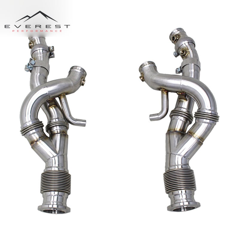 Auto Super Car Exhaust Downpipe for Lamborghini Revuelto V12 6.5L 2023-2025 Stainless Steel Exhaust Pipe Turbo Exhaust Downpipe