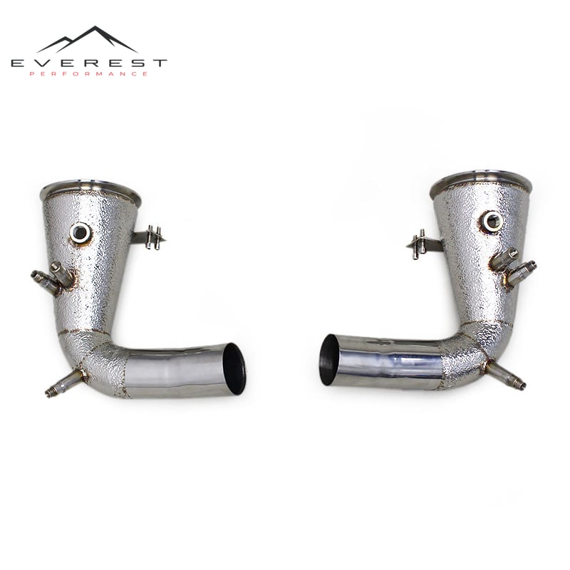 SS304 Exhaust Downpipe for Porsche 911 992 3.0T 2019-2024 High Quality Free Flow Pipe