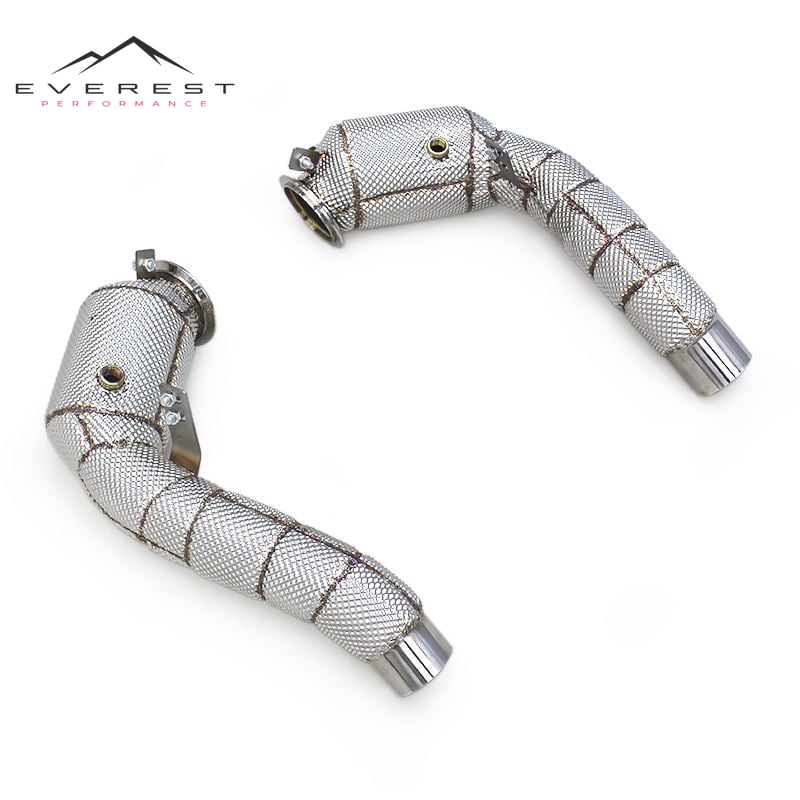 Exhaust Catted Downpipe for BMW M5/M6 F10/F06 4.4T 2012-2016 Performance Cat 100/200/300 Cell Downpipe Exhaust System