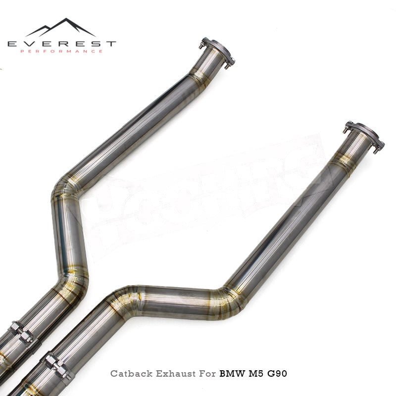 Custom Valved Sport Catback for BMW M5/M6 G90/G99 LCI 4.4T 2024-2025 Titanium Pipes Exhaust System with Dynamic Sound Control