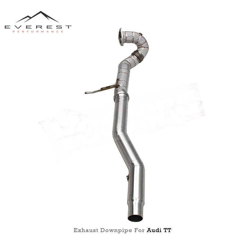 Direct-fit Stainless Steel Exhaust Downpipe for Audi TT MK1 Type 8N 1.8T 1998-2006 Heat Shield Free Flow Pipes