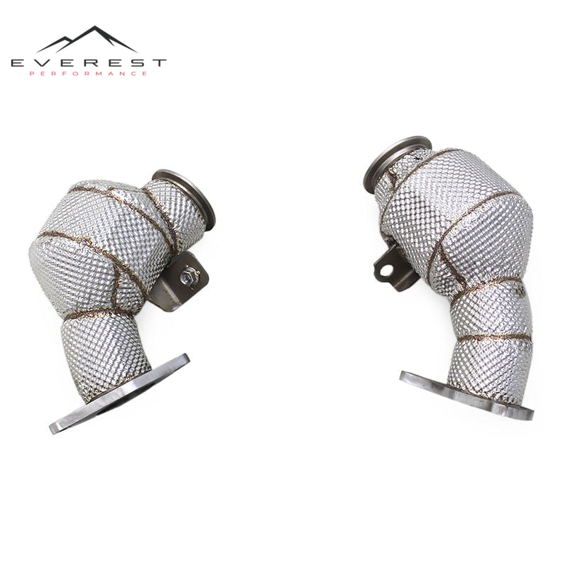 Turbo Downpipe for Nissan 400Z 3.0T 2021-2024 Stainless Steel Exhaust Pipe Performance Straight Through Header Pipe