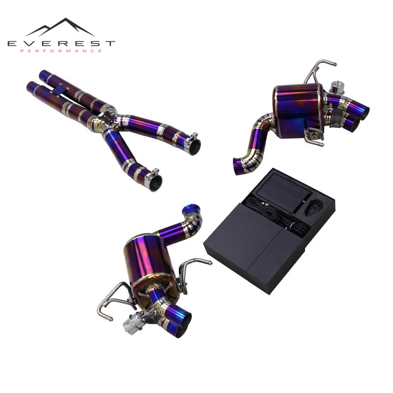 Race X Pipe Valved Axle Back for Ferrari California 4.3L 2009-2014 Titanium Lightweight Exhaust Superfast Car Sport Muffler