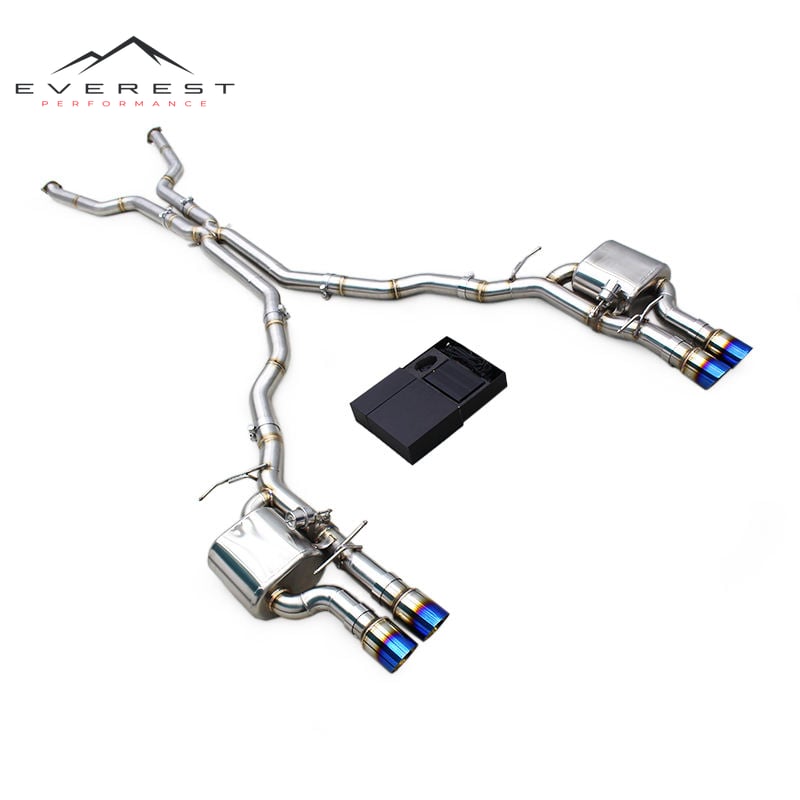Custom Stainless Steel Pipes Muffler Catback for BMW M6 E64 5.0L 2006-2010 Tuning Sport Valved Exhaust with Control System