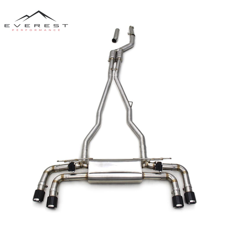Stainless Steel Exhaust Catback for BMW 530/530i/540/540i G30/G38 2.0T/3.0T B48 2017-2023 Dual Resonator Escape (Version 2)