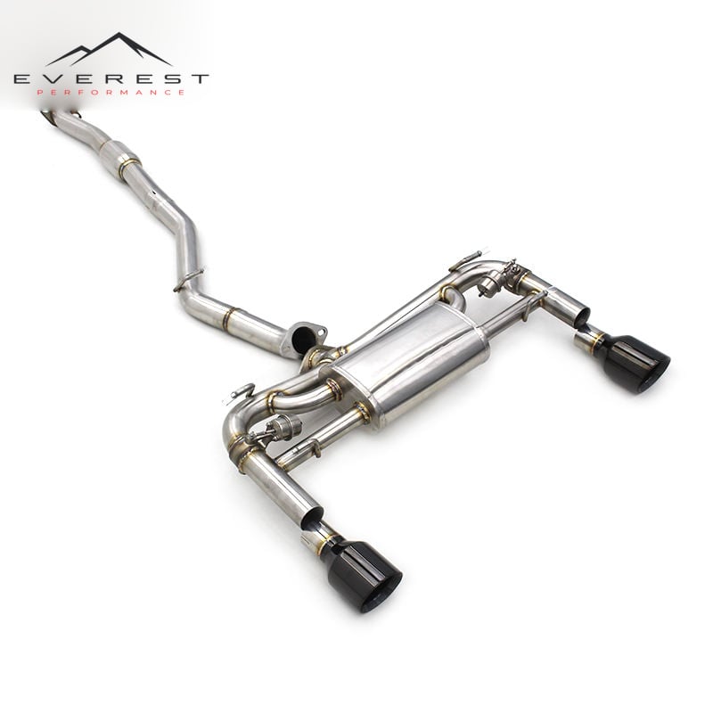 Stainless Steel Vacuum Valve Muffler Straight Pipesfor Subaru Brz 2.0 2012-2023