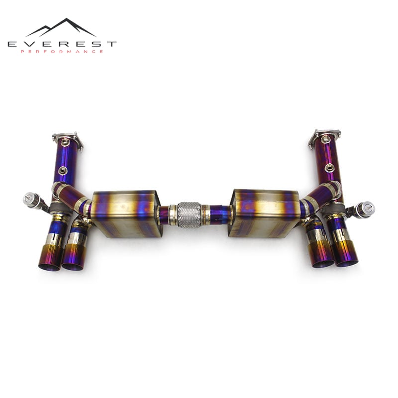 Titanium Catback Exhaust for Porsche 911 Carrera 996 TURBO 1997-2005 High Performance Valvetronic Exhaust Pipes Muffler