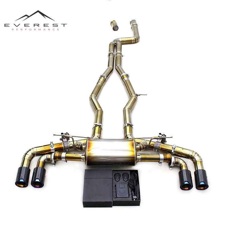 Custom Catback Muffler for BMW Z4 G29 M40i 3.0T 2019-2024 Sport Car Plating-gold Titanium Pipe Valvetronic Exhaust System
