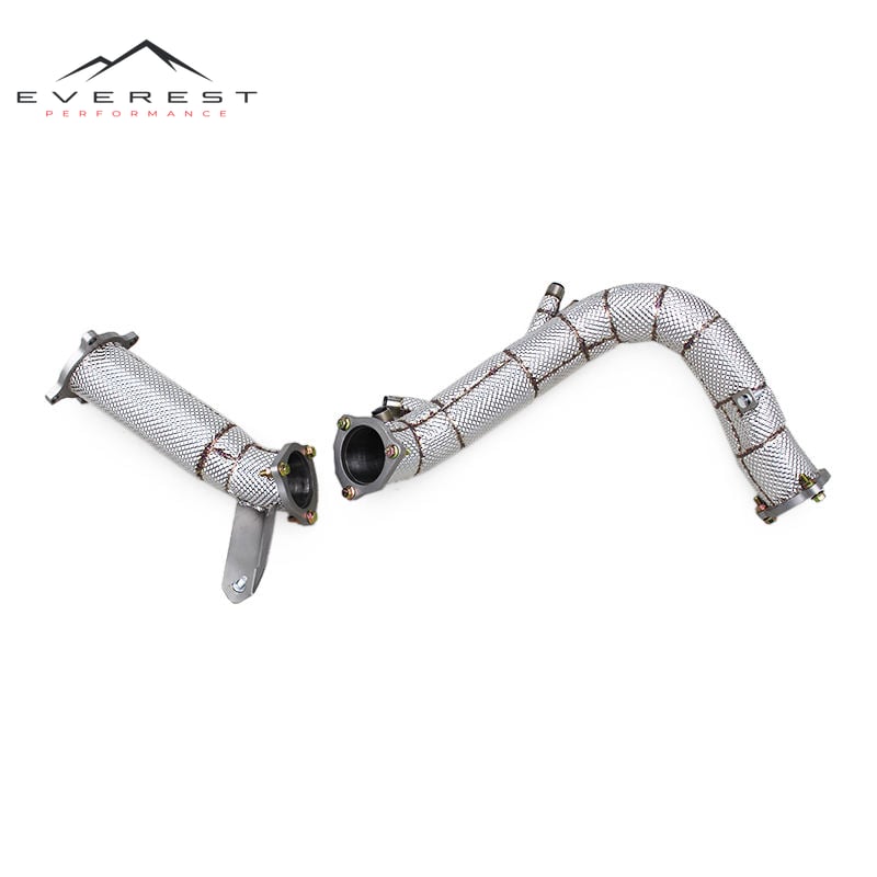 Tainless Steel Free Flow Pipe Direct Downpipe for Audi A5 2.0T 8W 2021-2023 Exhaust Downpipe Front Pipes with OPF