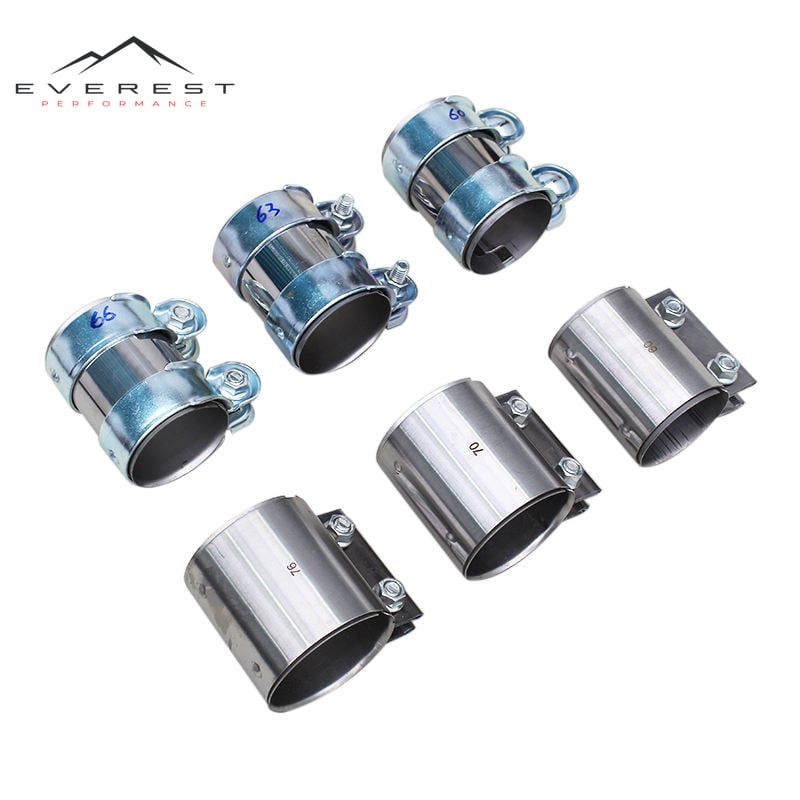 Exhaust Adapter Tube for All Car Models Stainless Steel Universal Exhaust Pipe Accessories with 76/70/66/63/60 mm