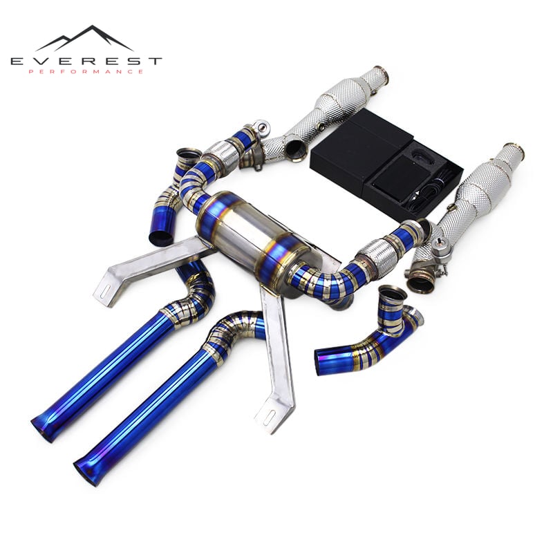 Custom SUS304 Free Downpipe Titanium Catback for Lamborghini LP620/LP640/LP650/LP670 V12 6.2 2006-2016 Exhaust System