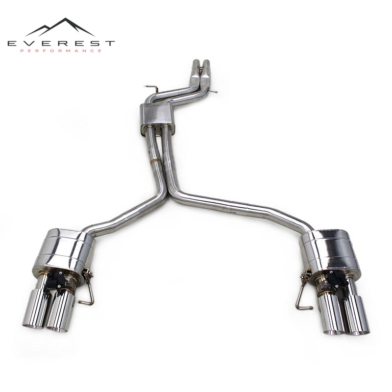 SUS304 Catback Exhaust Pipe for Audi S4/S5 B8 B8.5 3.0T 2013-2019 Valvetronic Catback Exhaust System