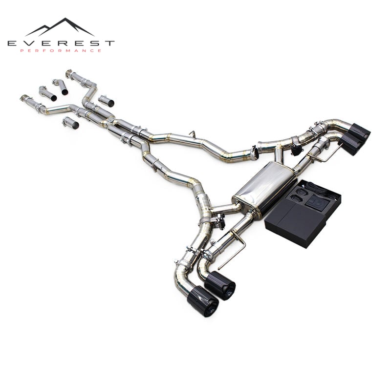 Titanium Exhaust Pipe System for BMW X5 M50i X6 M60i LCI 4.4TT 2019-2024 X Pipe Valvetronic Catback Muffler Exhaust MP Tips