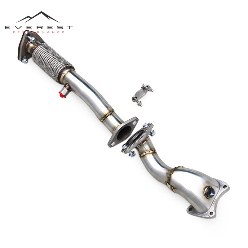 Stainless Steel Exhaust Downpipe for Honda Fit GK5 1.5L 2014-2019 Exhaust Heat Shield Straight Down Pipe