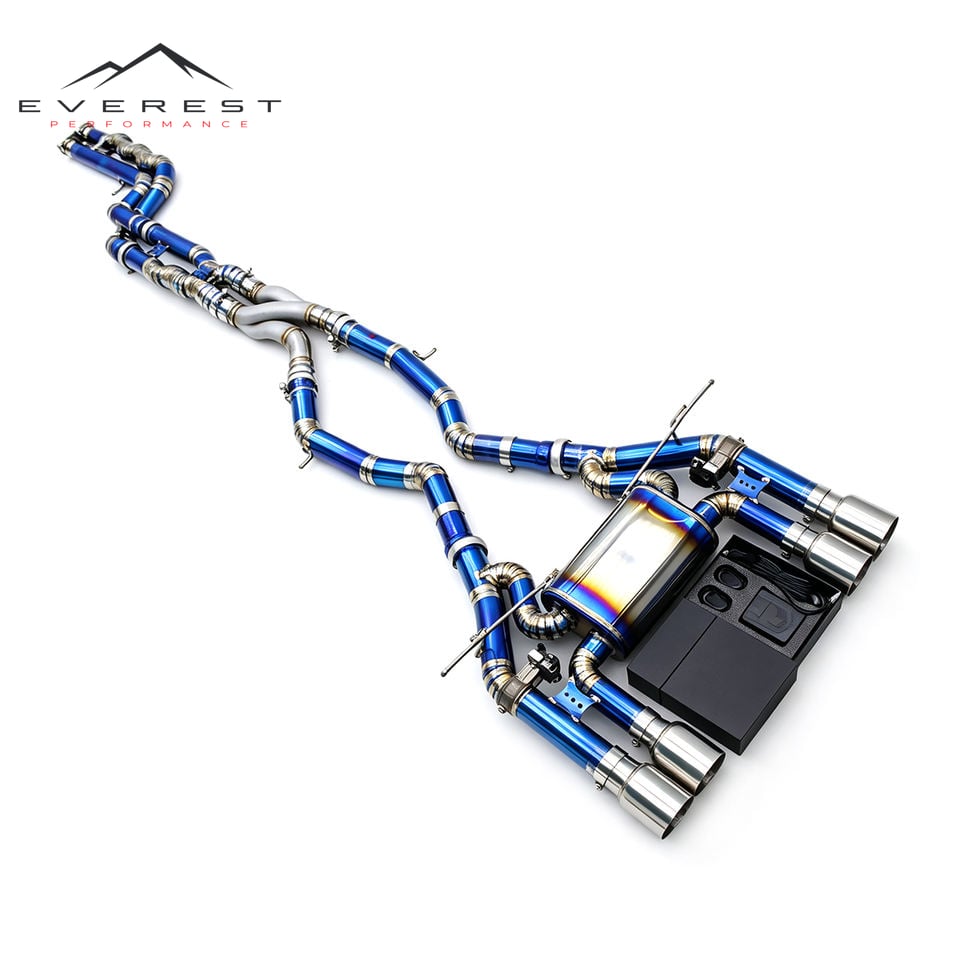 Direct Fitment 2.5" Z Exhaust for BMW M3/M4 F80/F82/F83 S55 3.0T 2014-2019 Eqaul Length Z Mid Pipe Valve Control Catback