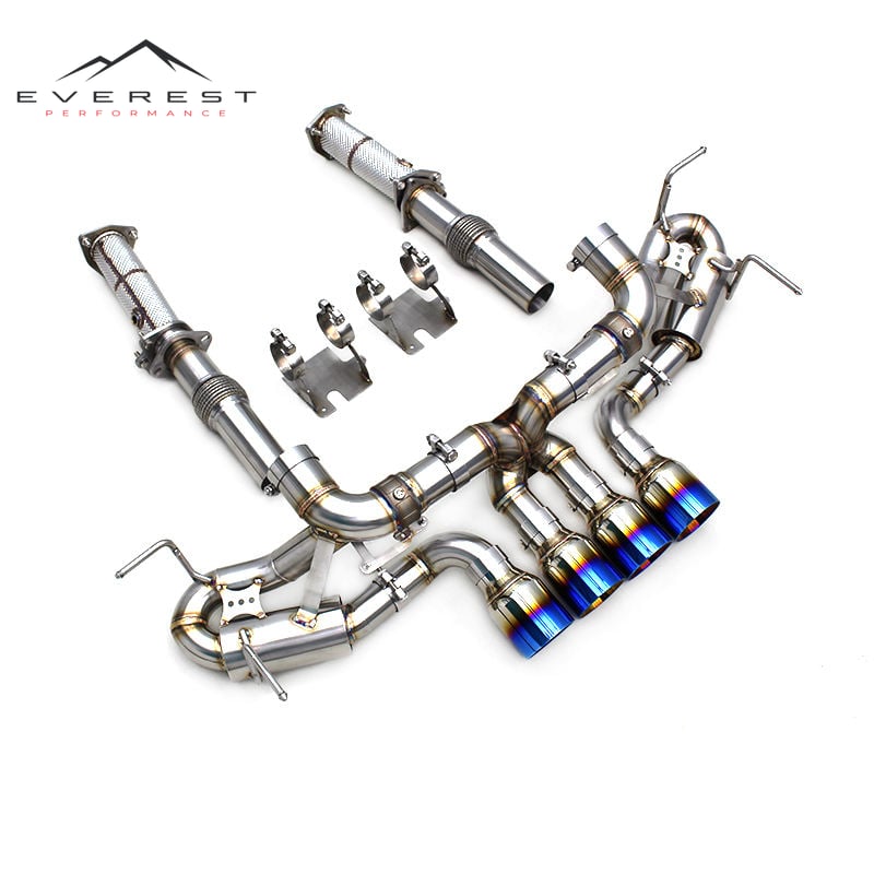 Custom Catback Muffler for Chevrolet Corvette C8 Z06 2019-2025 Performance 3 Inch Pipes SUS304 Downpipe Valve Exhaust System